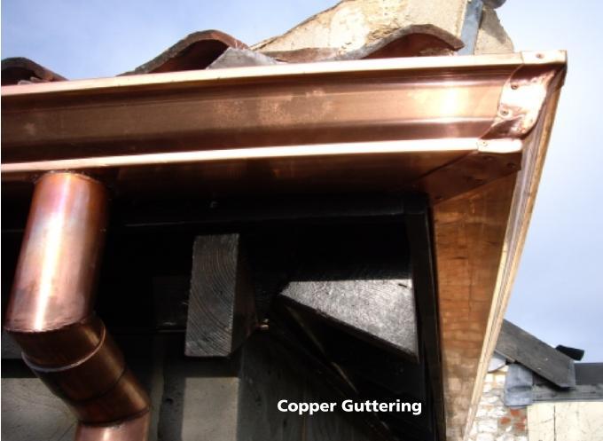Copper Guttering